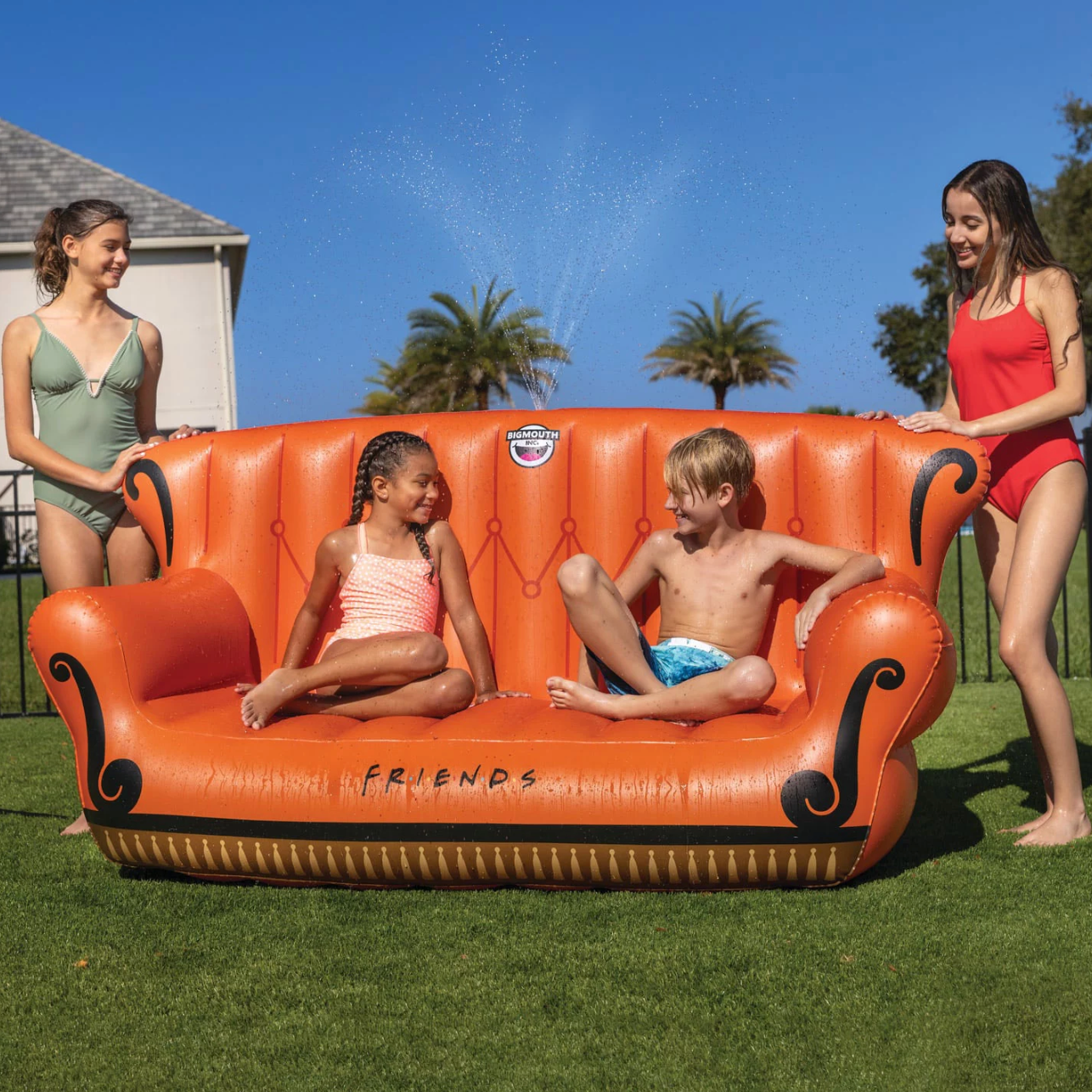 Get a Sprinkler Shaped Like the Iconic ‘Friends’ Couch to Make Summer